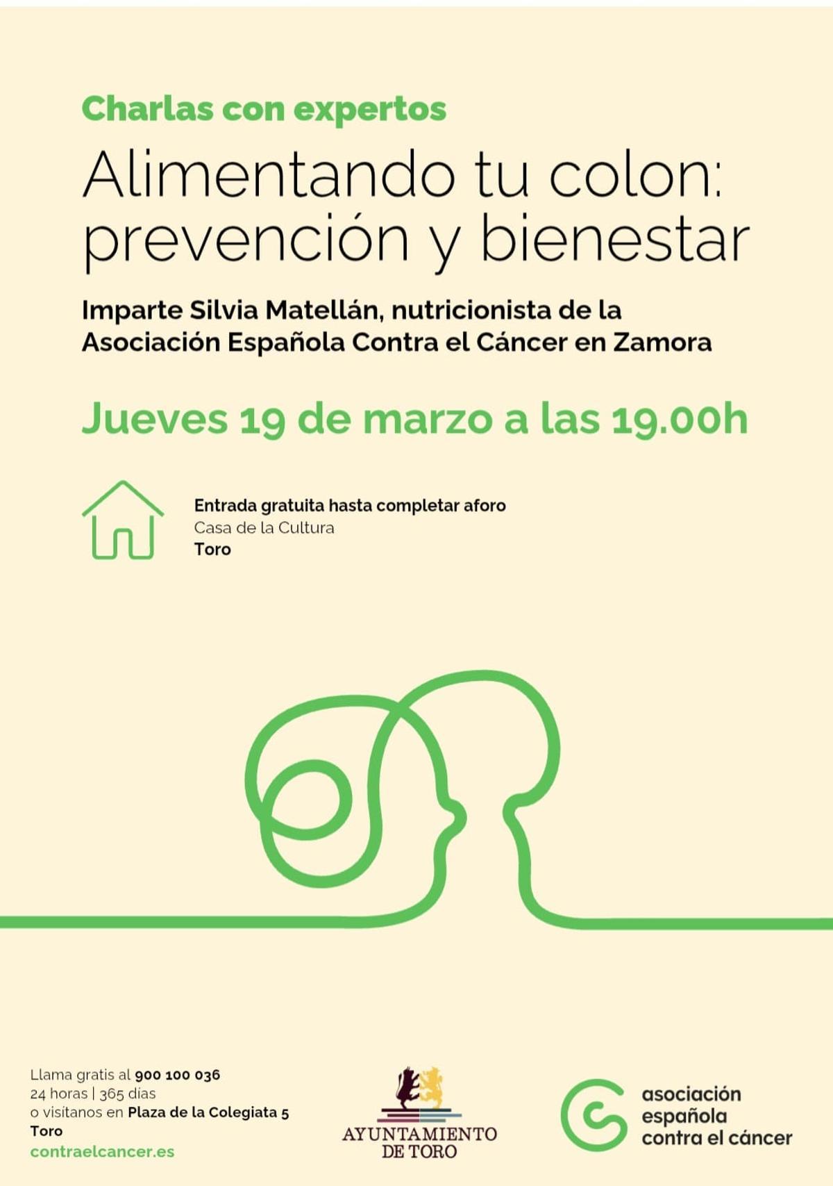 Charla "Alimentando tu colon: prevención y bienestar"