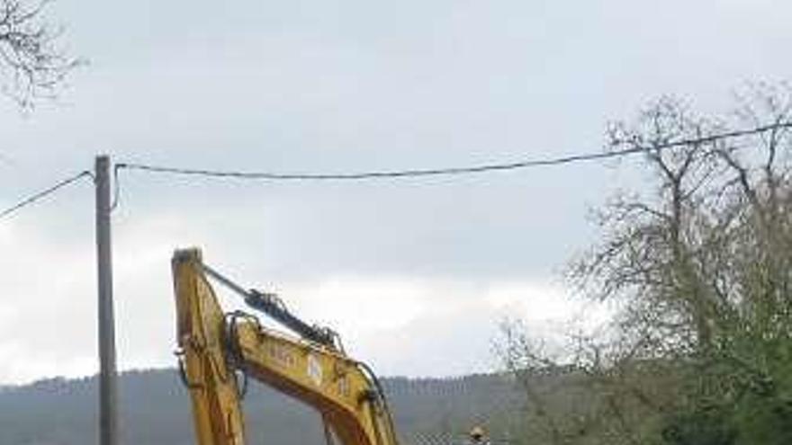 Obras de la carretera.