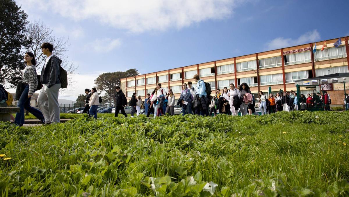 Instituto de enseñanza secundaria Carmen y Severo Ochoa, ubicado en Villar de Luarca.