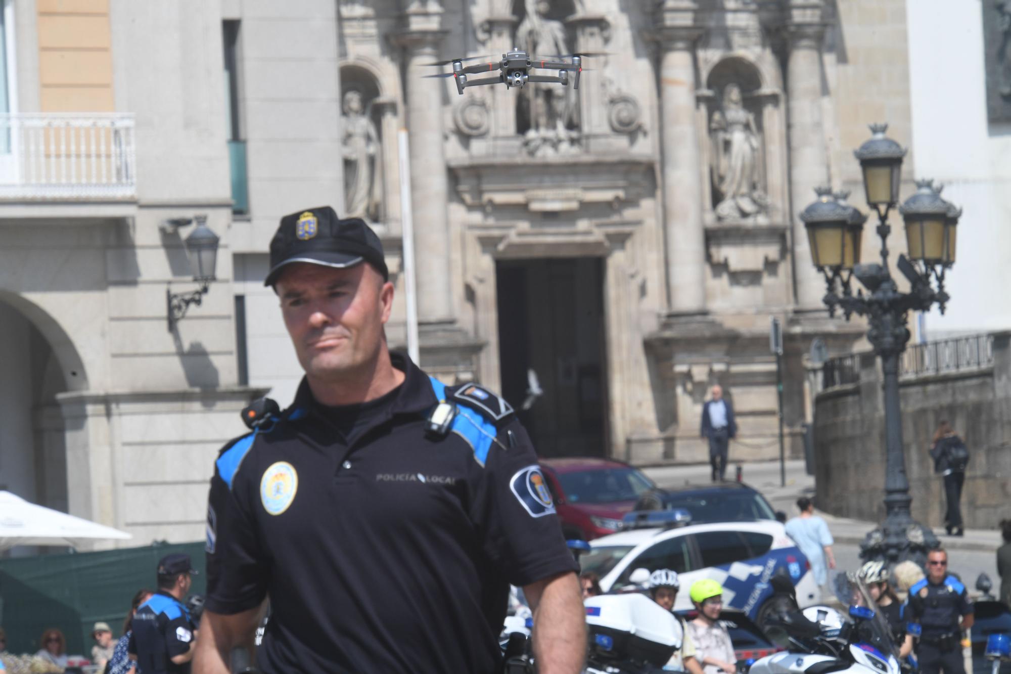 A Coruña celebra el Día de la Policía Local con una exhibición