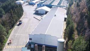 Planta embotelladora de Nestlé en Viladrau.