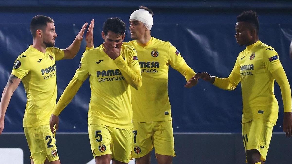 Gerard Moreno celebra un gol en la ronda pasada