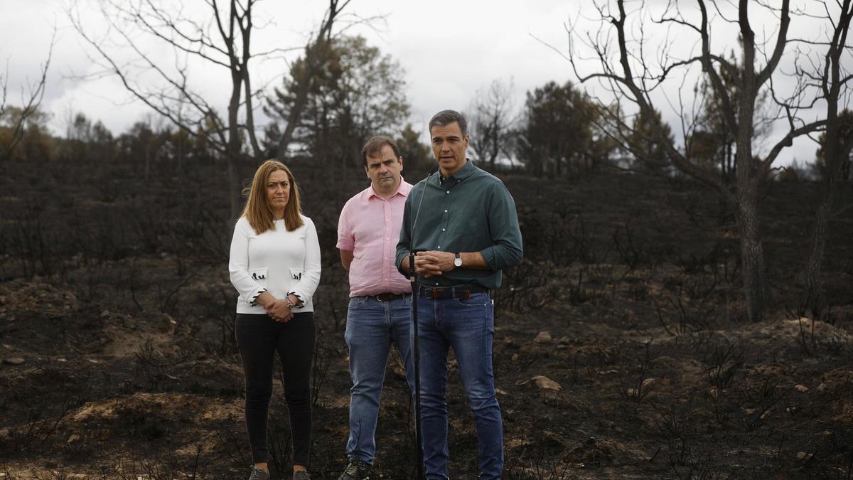 Pedro Sánchez, en Otero de Bodas.