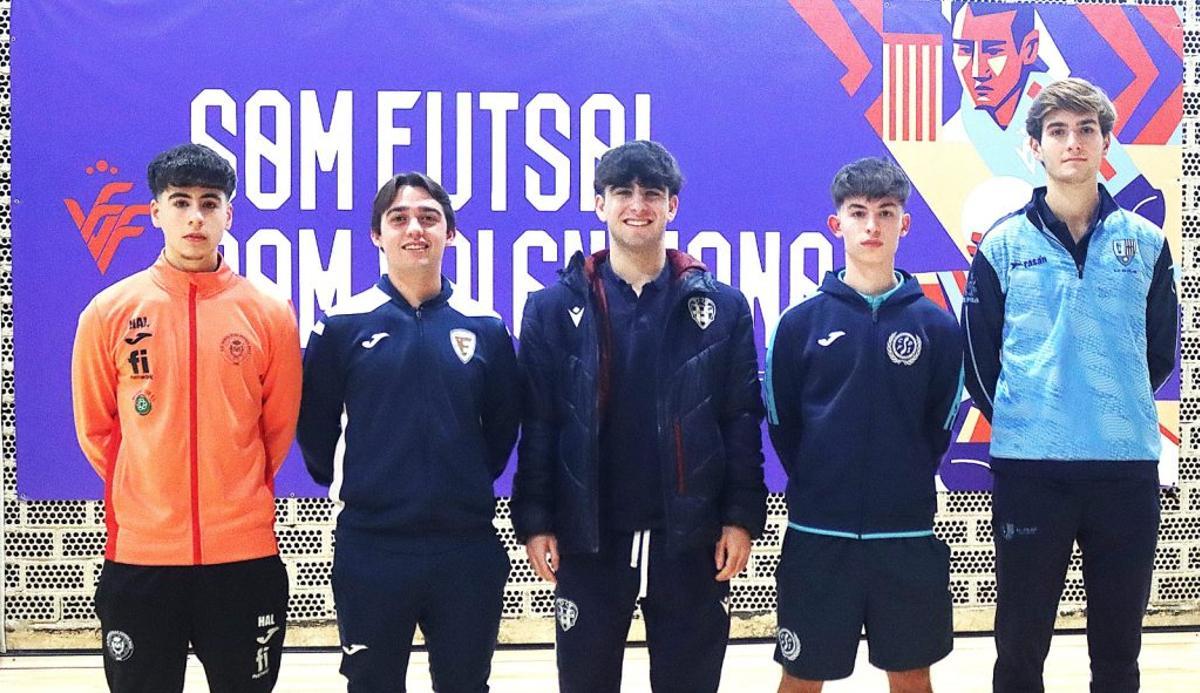 Representantes de los equipos de División de Honor, en la presentación de la I Copa Elit Juvenil.