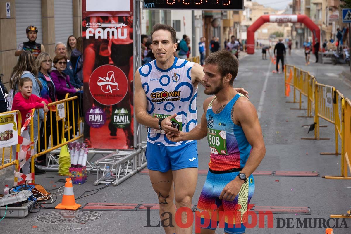 Carrera Popular Urbana y de la Mujer de Moratalla ‘La Villa, premio Marín Giménez (línea de meta)