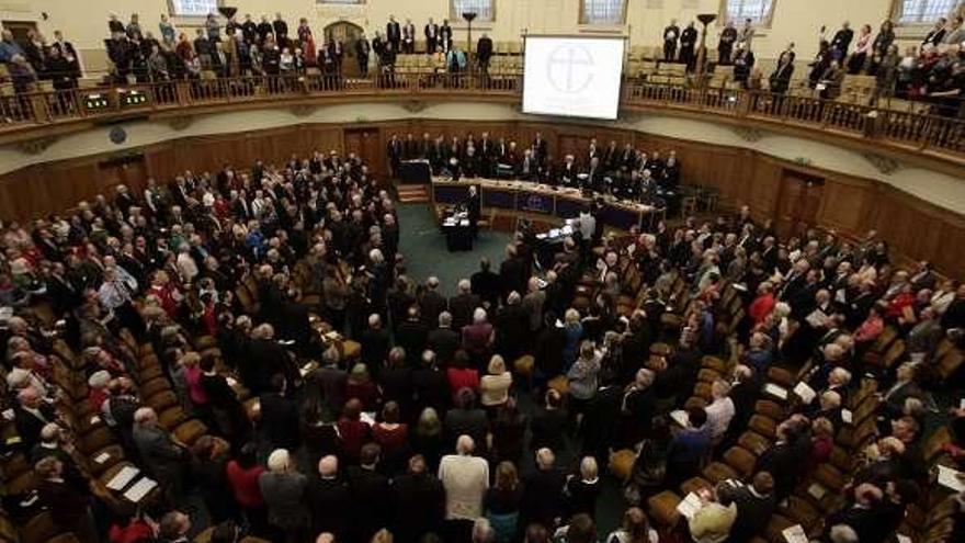 Reunión del Sínodo de la Iglesia anglicana celebrada en Londres. / reuters