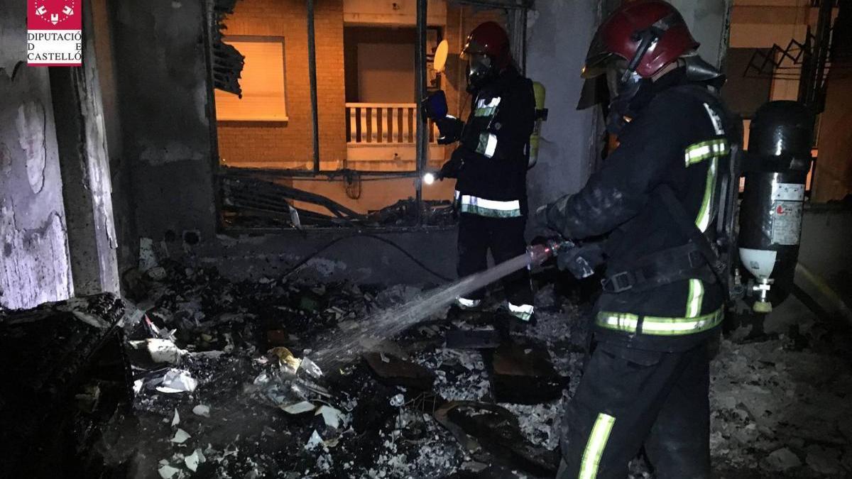 El fuego calcina 20 casas al mes en Castellón y sega dos vidas en 2019