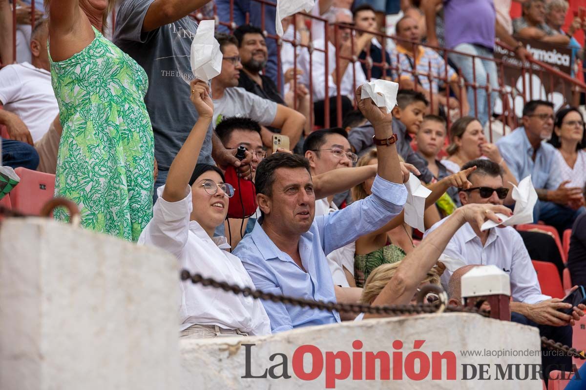 Así se vivió desde las gradas la primera corrida de la Feria de Murcia (El Juli, Manzanares y Talavante)