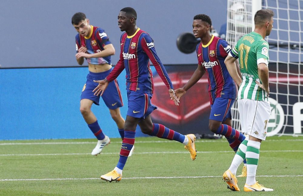 Barça - Betis, en imatges