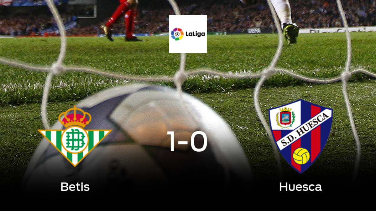 1-0: El Real Betis se impone al Huesca en casa