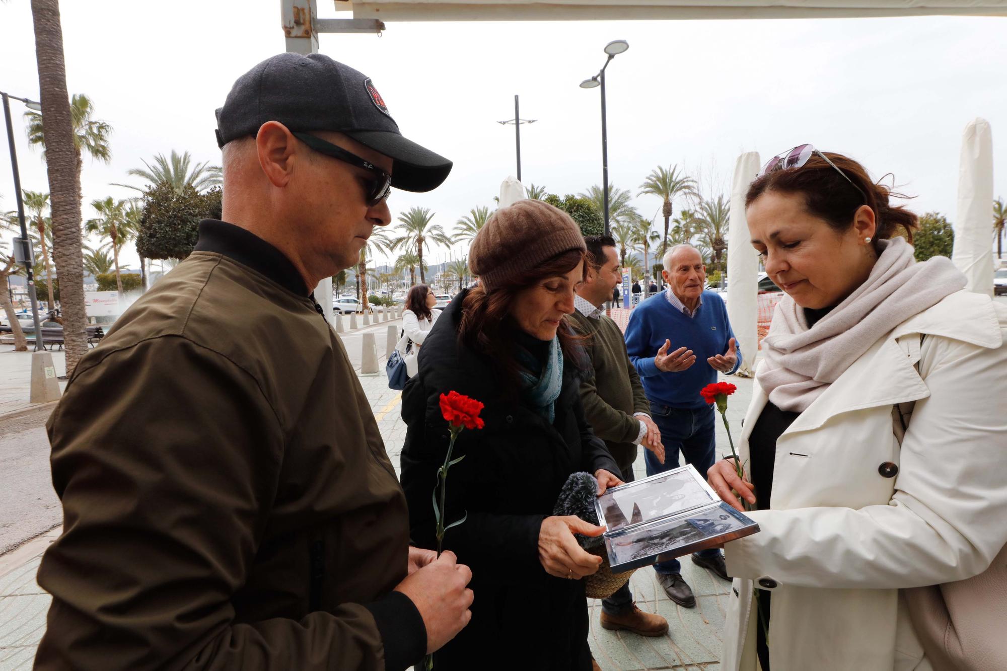 Galería de imágenes de los recuerdos de los asesinados por los fascistas en Ibiza