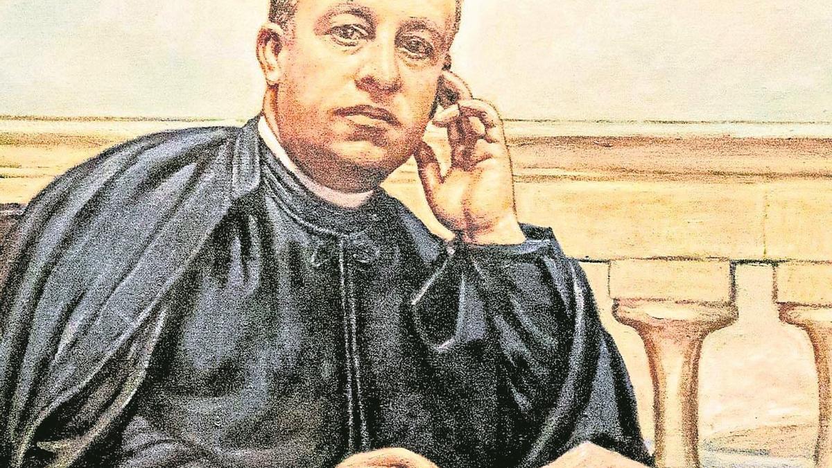 El poeta y sacerdote Miquel Costa i Llobera, autor de 'El pi de Formentor'.