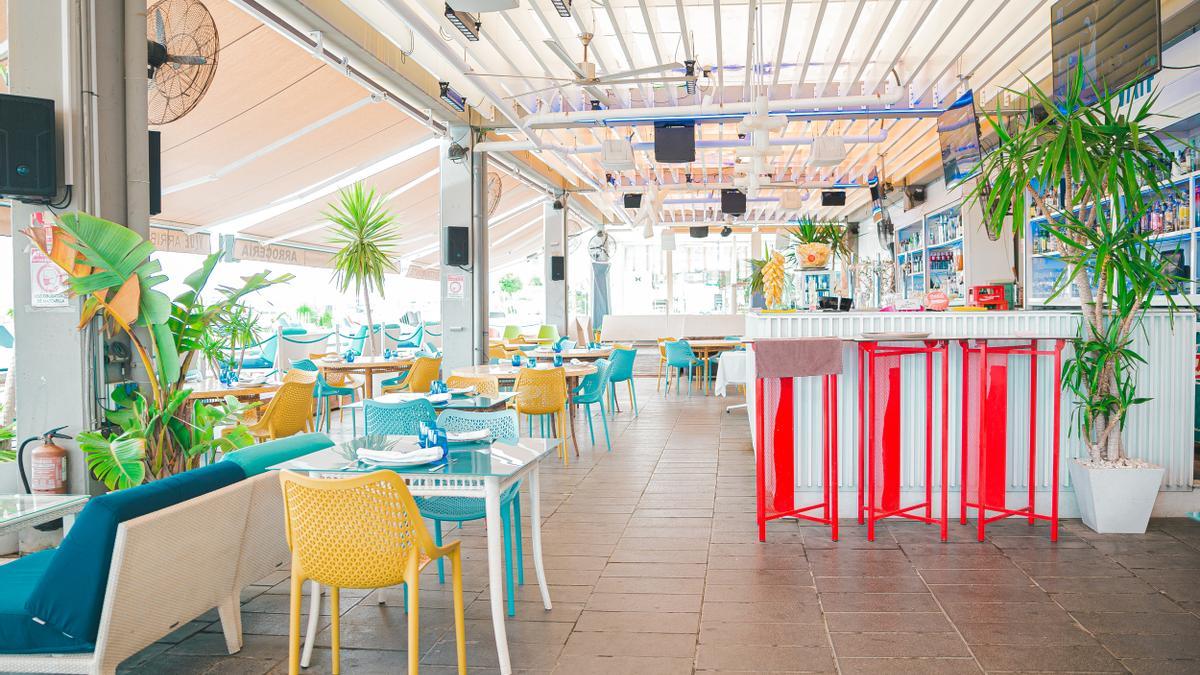 El restaurante Vlue Arribar destaca en La Marina de València.