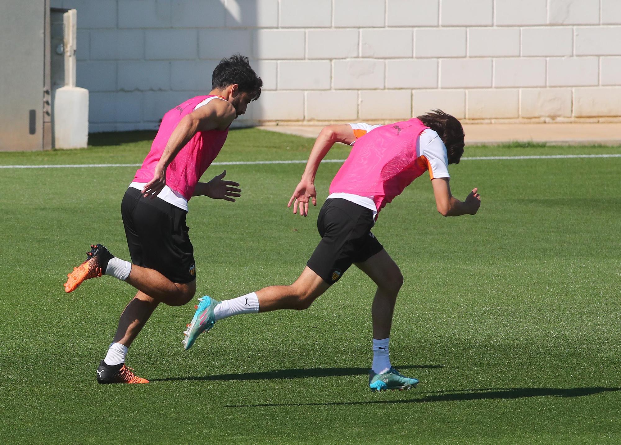 Así ha sido el entrenamiento del Valencia CF de hoy