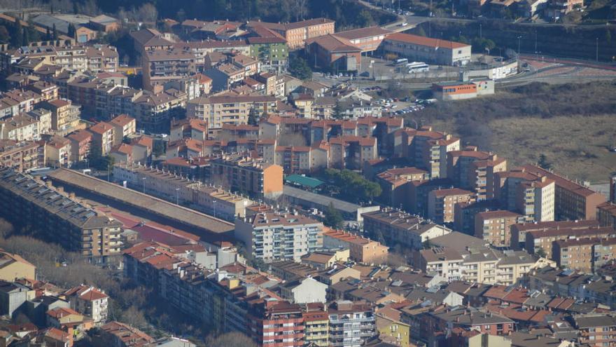 Vistes de la ciutat de Berga.