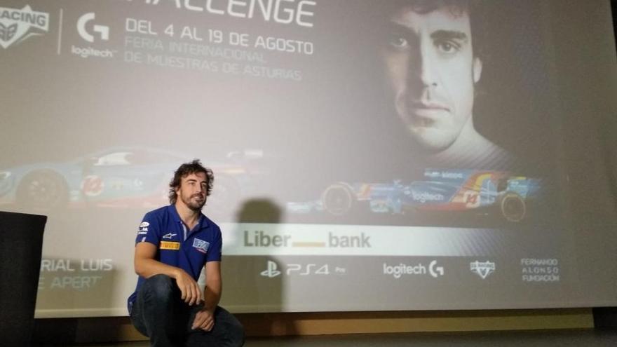 Fernando Alonso busca al piloto virtual mas rápido de España