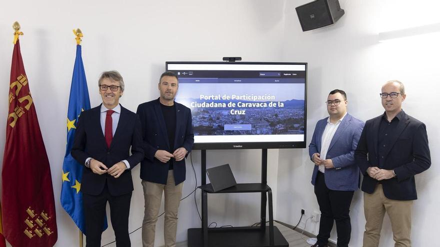Un nuevo portal web impulsa la participación ciudadana en Caravaca