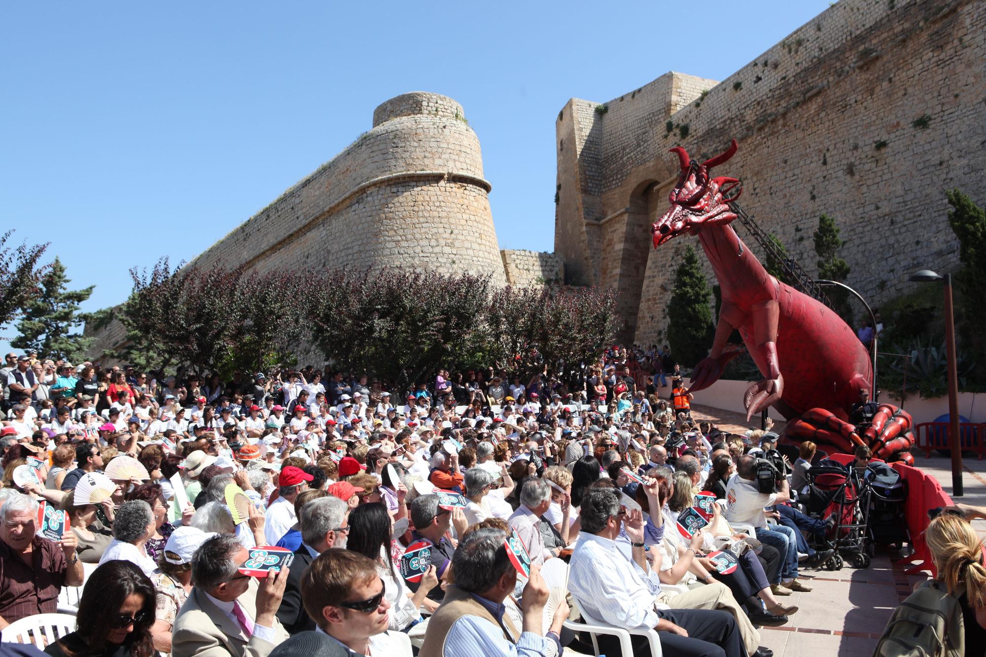 Edición de 2011 de la Feria Medieval de Ibiza.