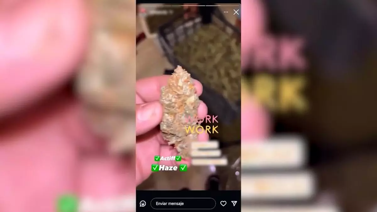 Así anunciaban la 'mercancía' en redes sociales un grupo criminal detenido por la policía