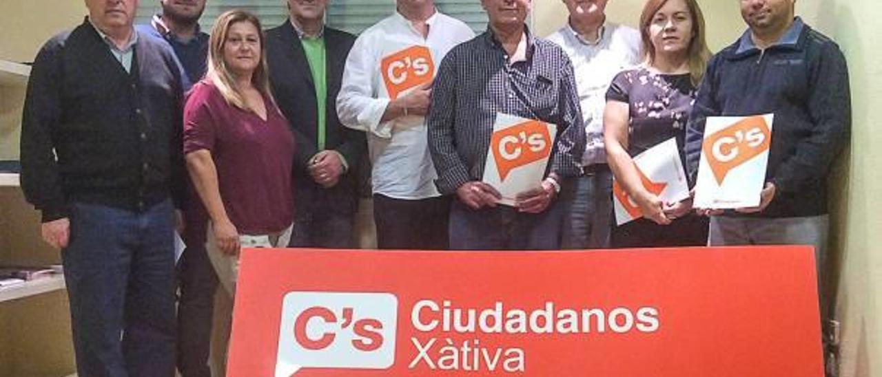 Ciudadanos (C&#039;s) Xàtiva aumenta en dos personas su nueva Junta Directiva