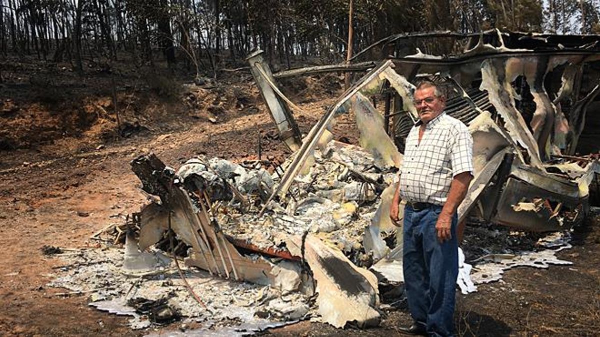 Els danys pels incendis de Portugal.