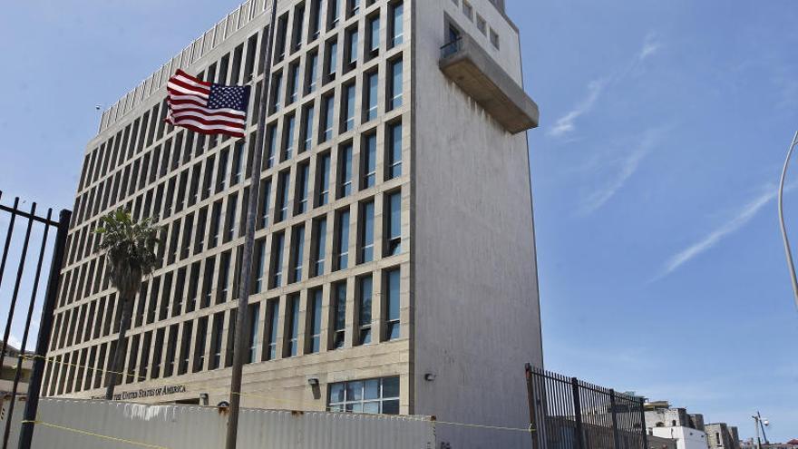 La embajada de EEUU en La Habana.