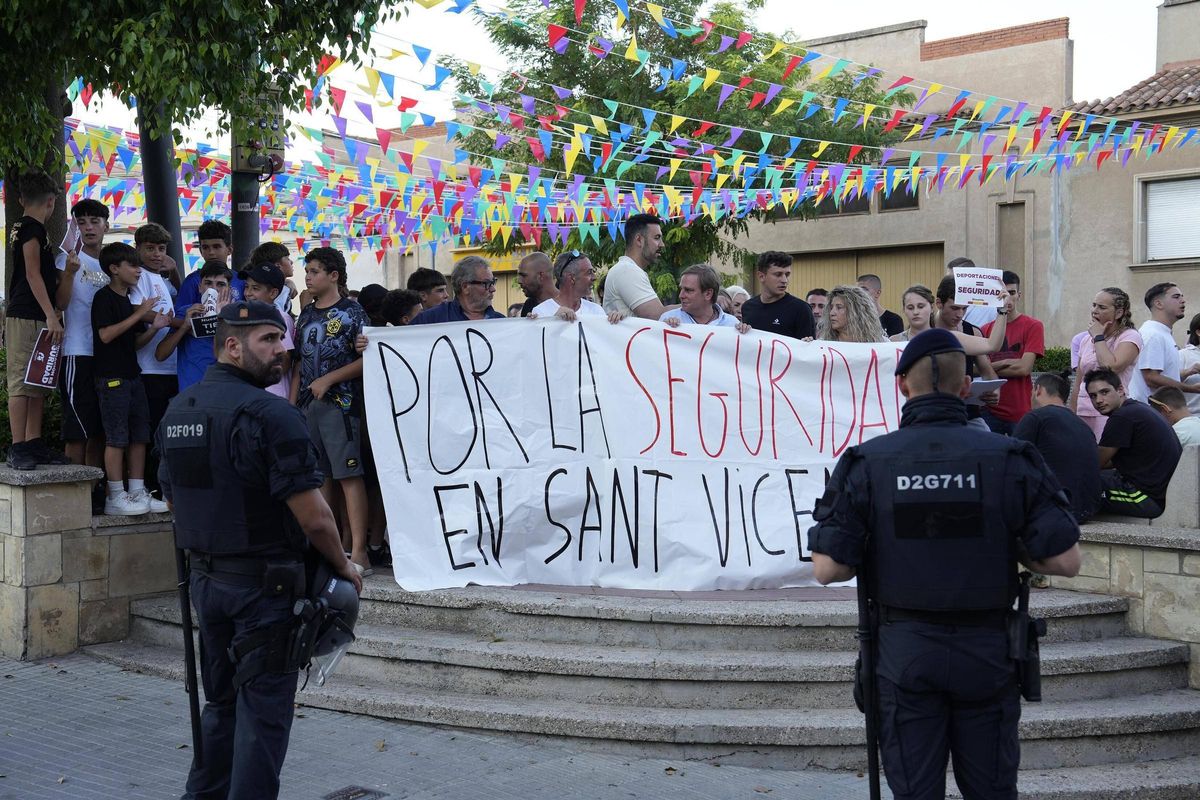 Un intento de agresión sexual tras un robo origina un choque entre Vox y antifascistas en Sant Vicenç dels Horts