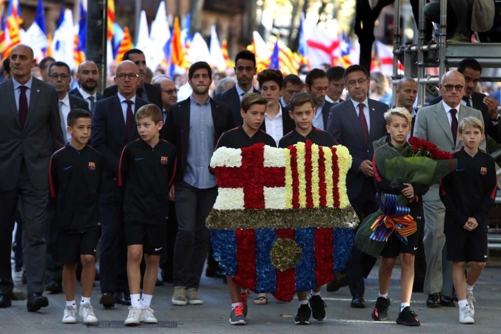 La Diada de l'11 de setembre a Catalunya