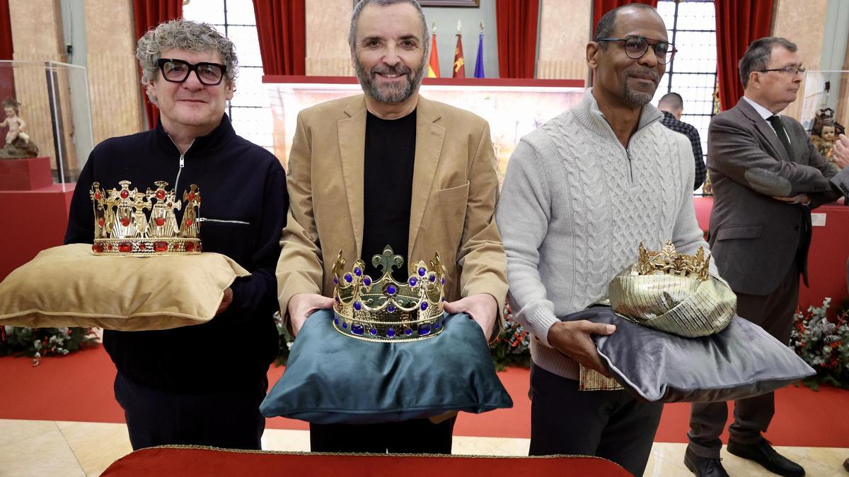 Nacho Vilar, Manuel Herrera y Julio César Serrano serán los Reyes Magos de Murcia