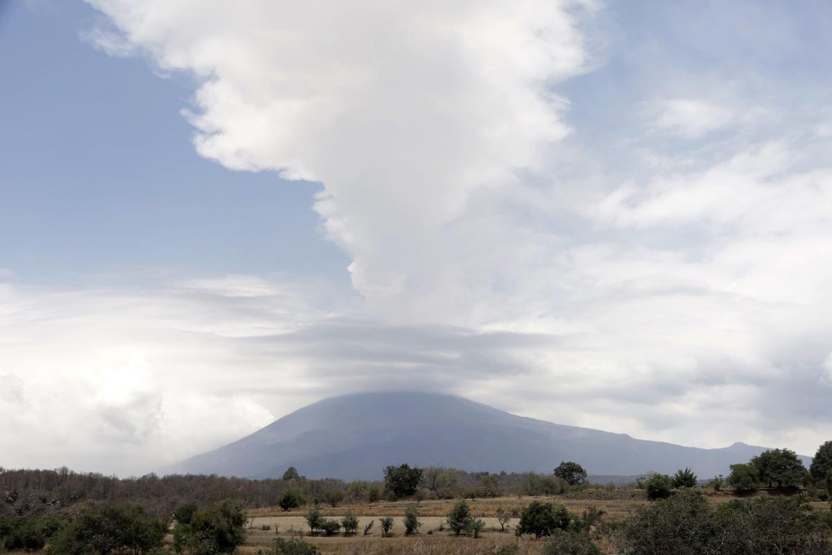 Alerta en México por la actividad del volcán Popocatepetl