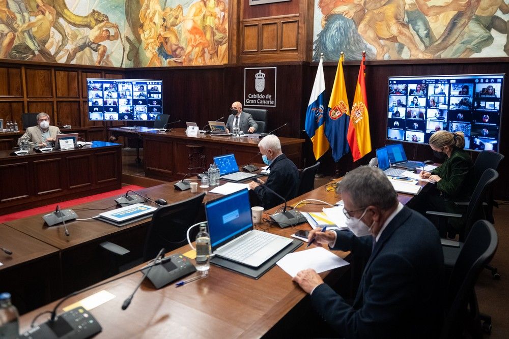 Pleno de aprobación de los presupuestos del Cabildo de Gran Canaria