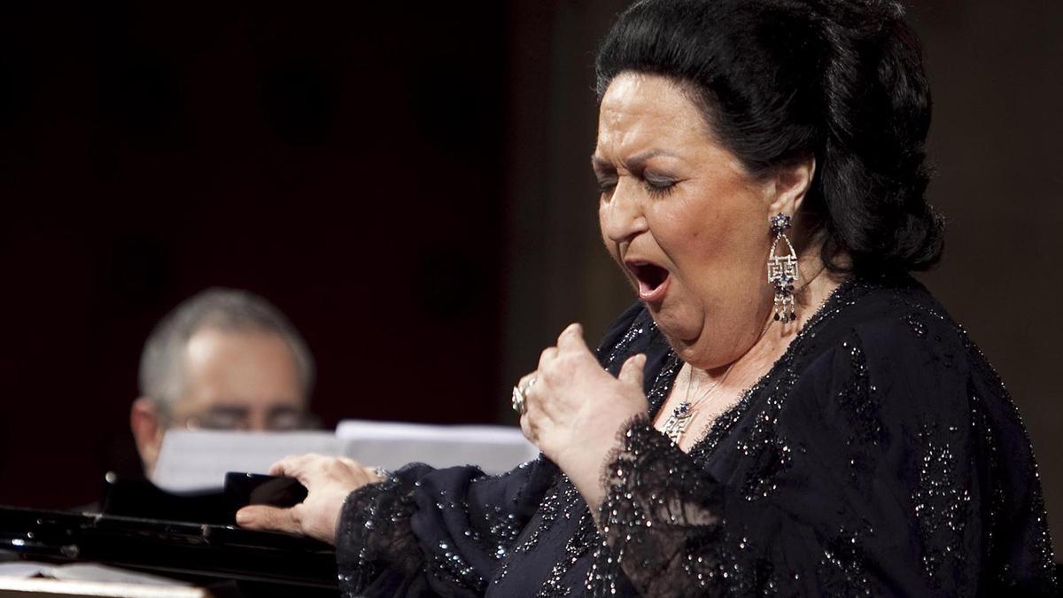 La cantante de ópera Montserrat Caballé