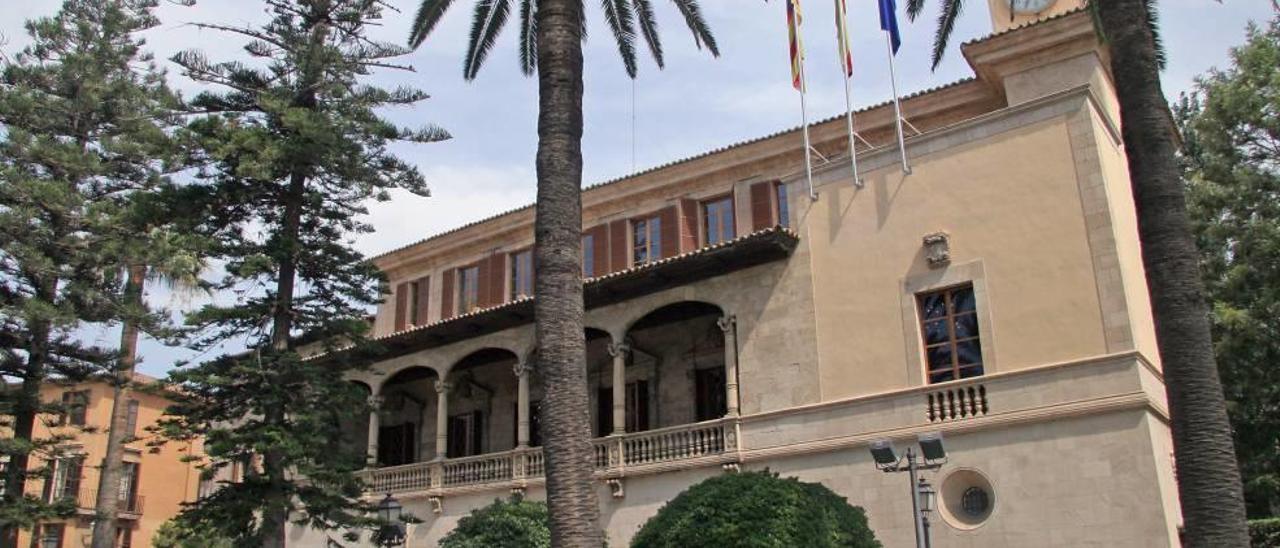 Fachada del Consolat de Mar, sede de la presidencia del Govern.