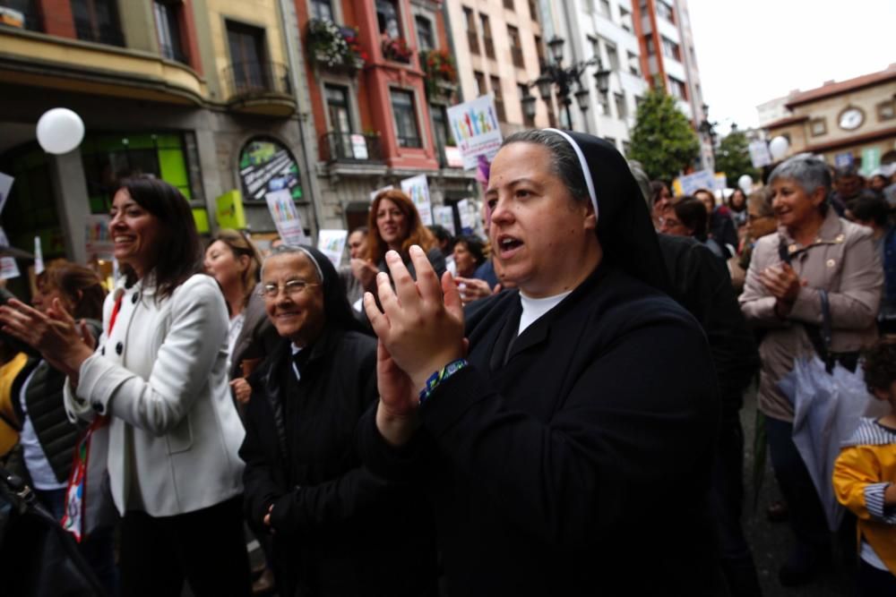 Manifestación por la enseñanza concertada