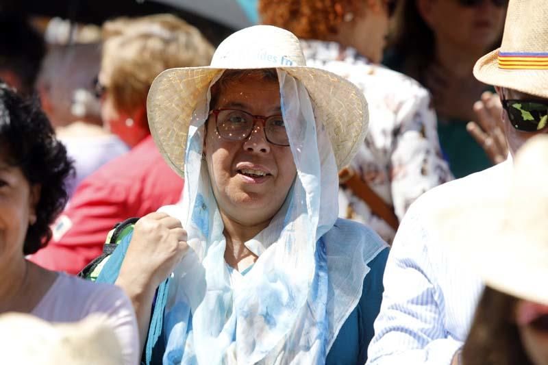 Besamanos en la Plaza de la Virgen