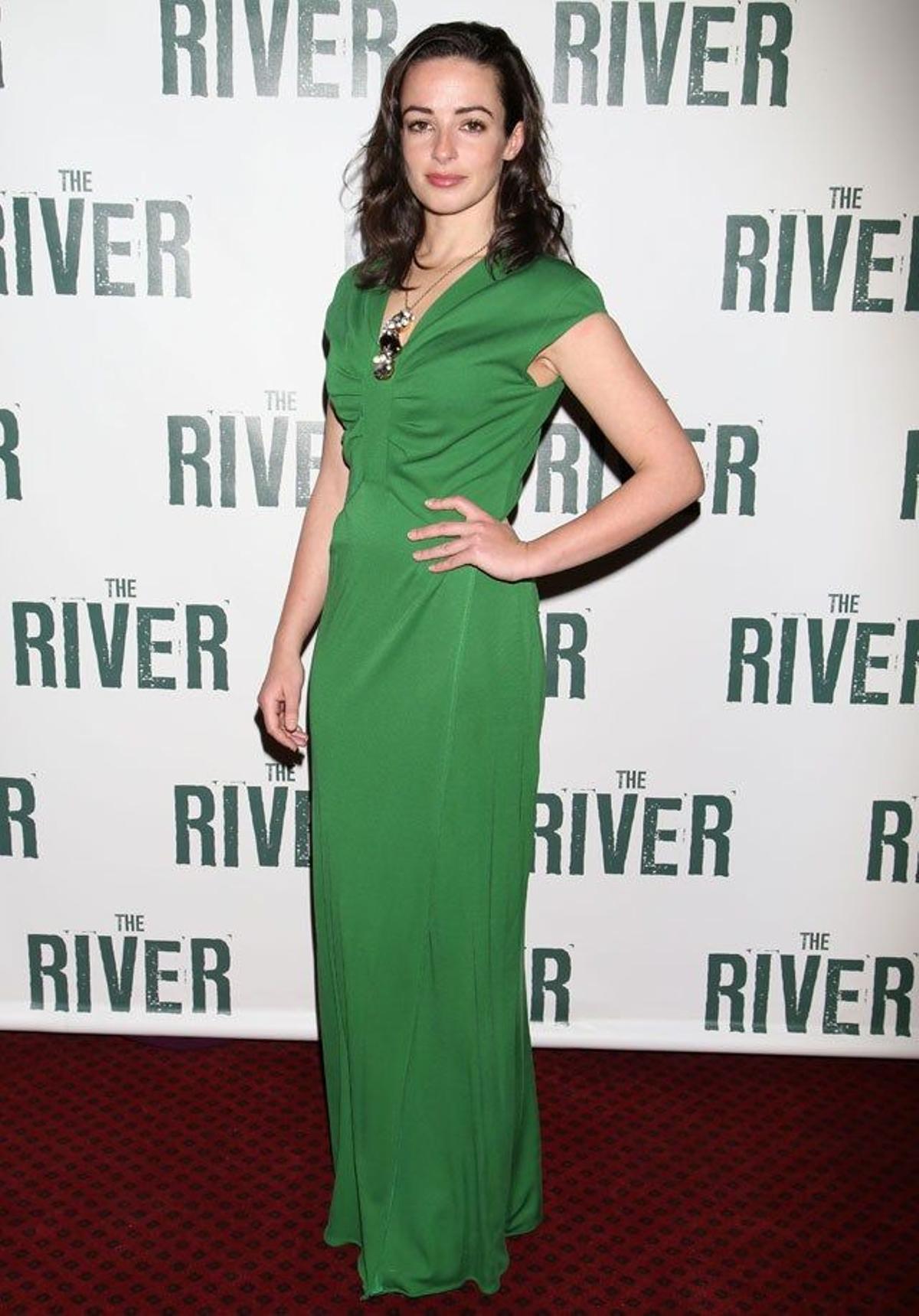 Laura Donnelly en el estreno de 'The River' en Broadway