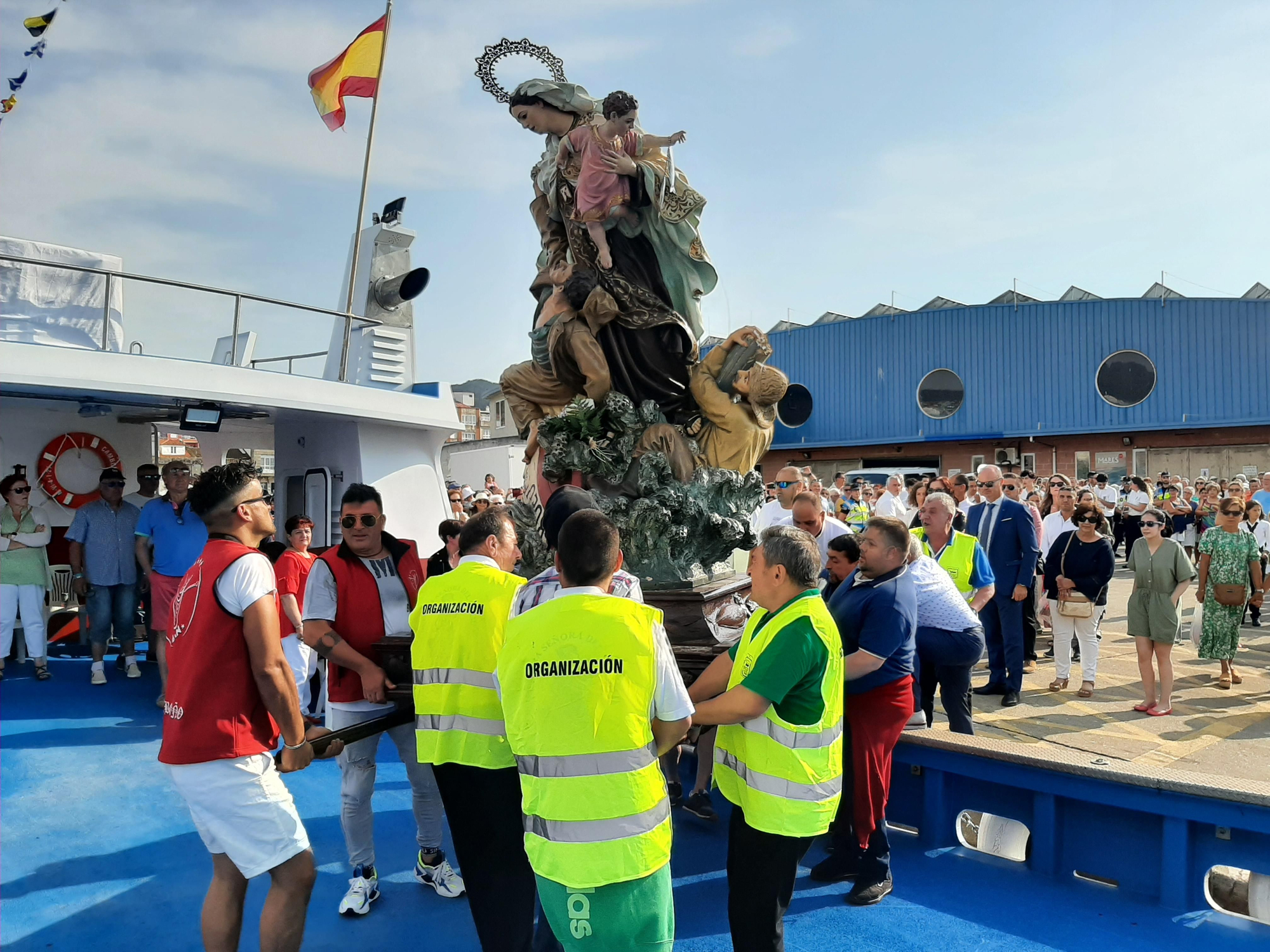 Las celebraciones de la Virgen del Carmen en Bueu