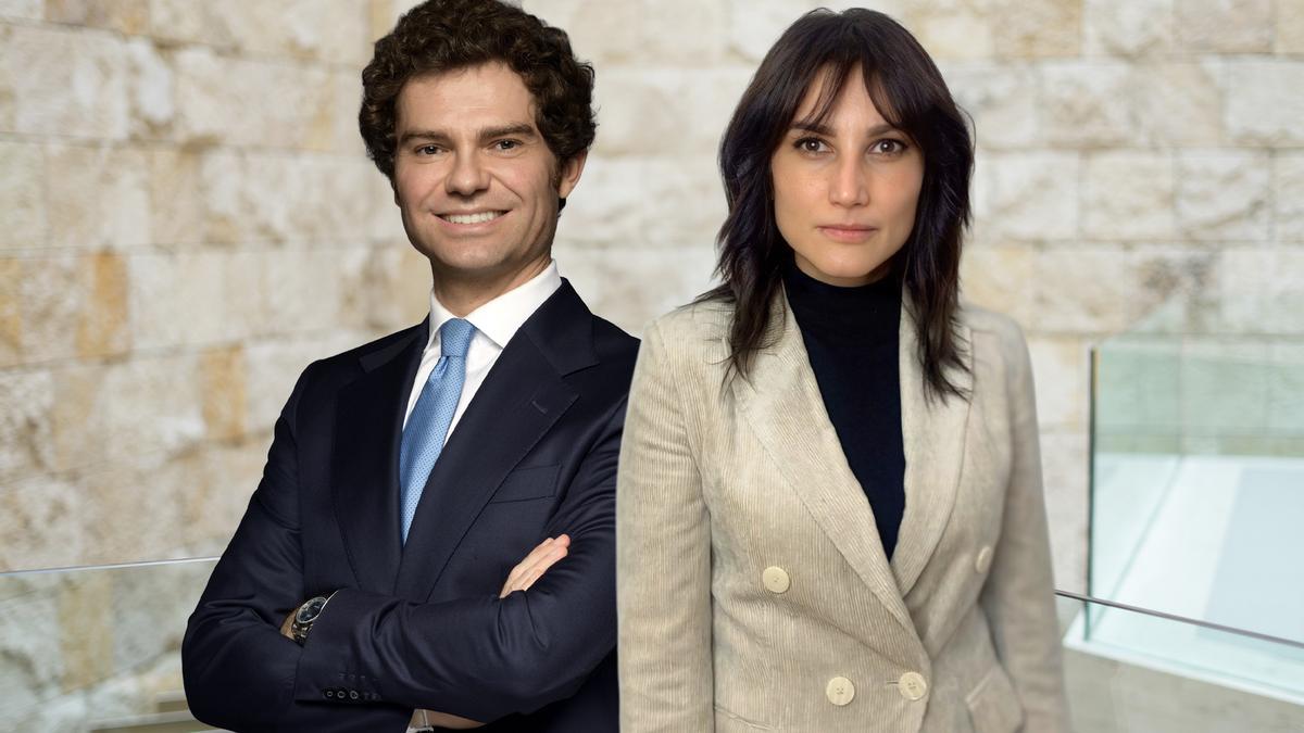 Los nuevos socios de Peréz-Llorca en Barcelona Bojan Radovanovic y Silvia Mañá.