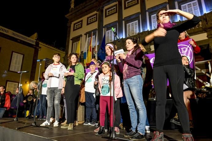 GENTE Y CULTURA 07-03-19  LAS PALMAS DE GRAN CANARIA. 8M Día Internacional de la Mujer. Manifestación por el 8M Día Internacional de la Mujer. FOTOS: JUAN CASTRO