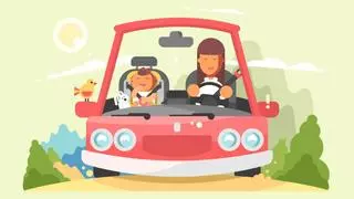 Las reglas de oro de la DGT para viajar con niños estas navidades