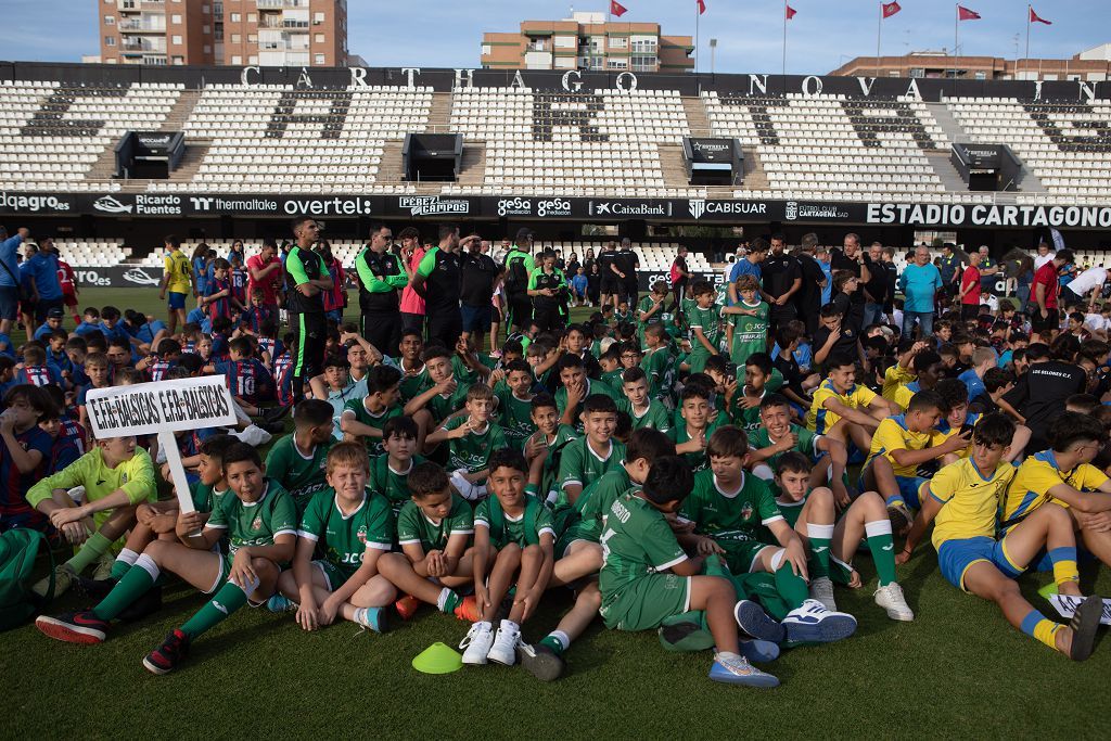 Clausura de la liga coal de fútbol en Cartagena