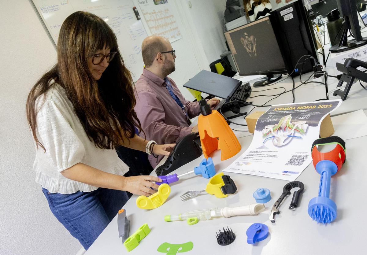 Alicante exporta a Europa prototipos en 3D del cerebro