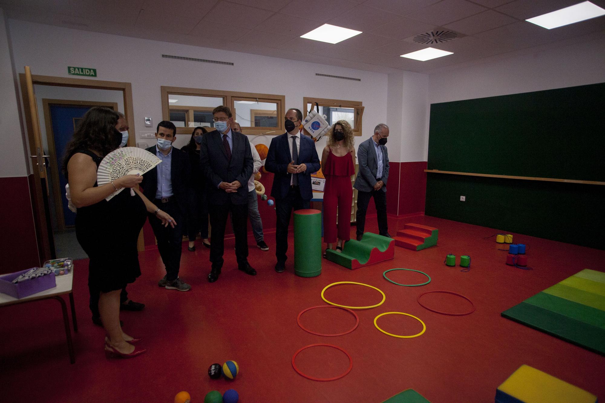 Ximo Puig y Vicent Marzà visitan el CEIP El Rajolar de Aldaia