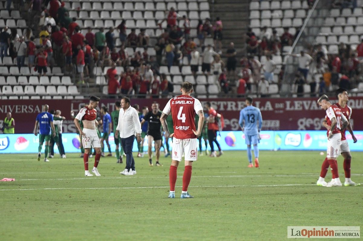 Así fue el encuentro del play off del Real Murcia y el Nástic en la lucha por el ascenso