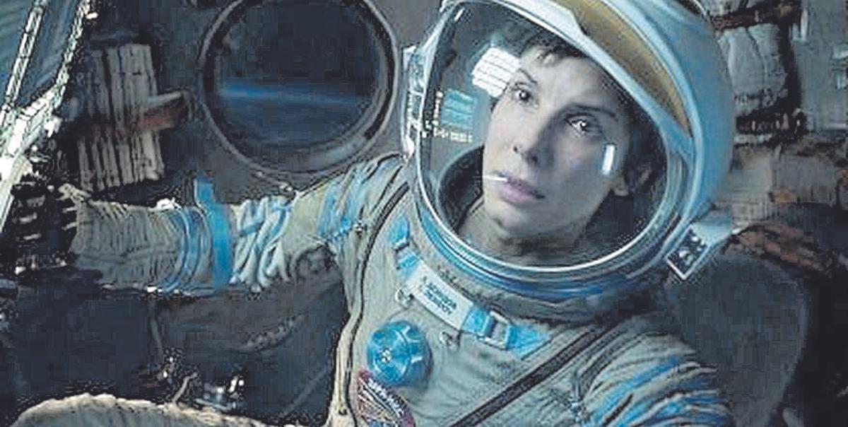 Una escena de 'Gravity'.