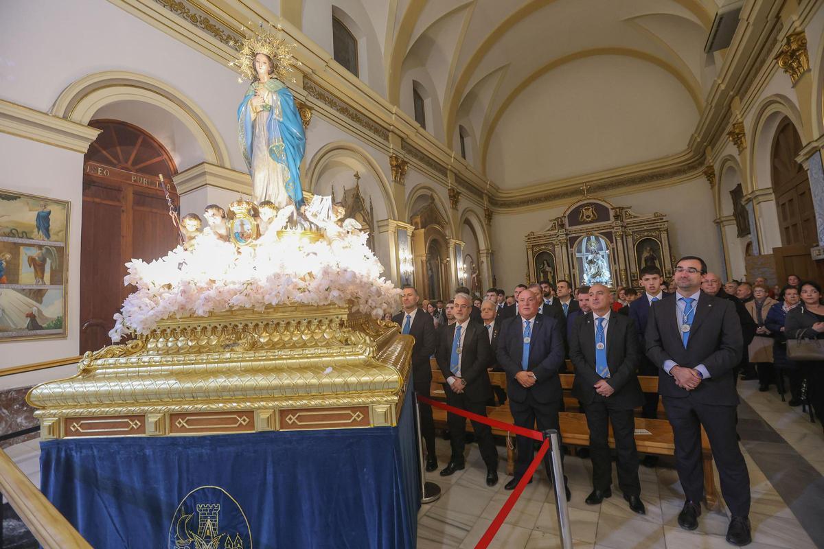 Misa y procesión de la festividad de la Purísima 2023 en Torrevieja