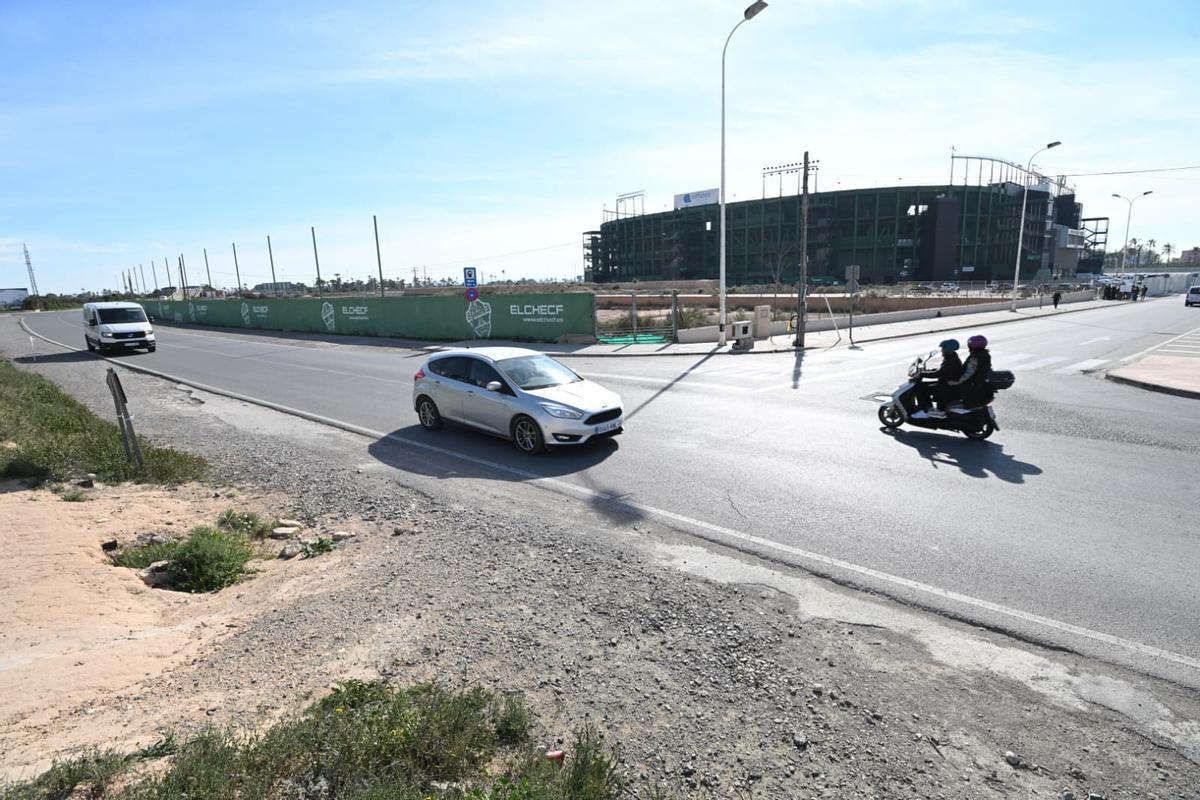 Entorno del estadio Martínez Valero de Elche donde se realizará la urbanización de viales