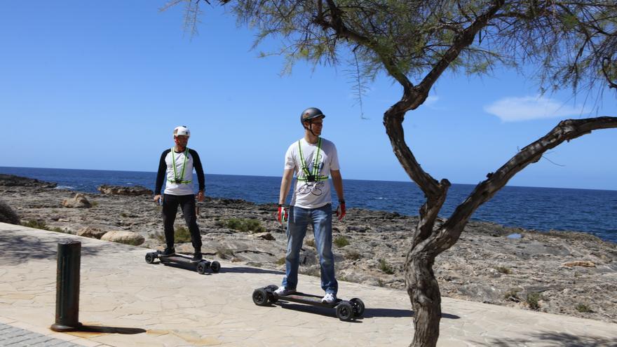 Wie Snowboarden am Strand: Touren mit E-Longboards auf Mallorca machen Laune