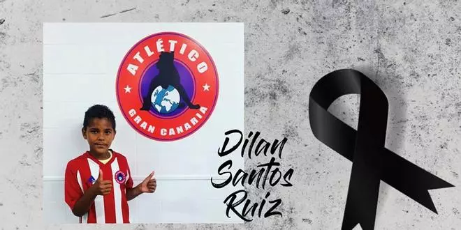 Luto en el fútbol grancanario por la muerte del benjamín Dilan, atropellado en Telde