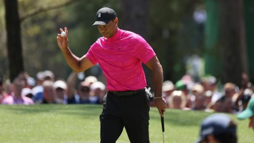 Bon inici per Tiger Woods a Augusta National